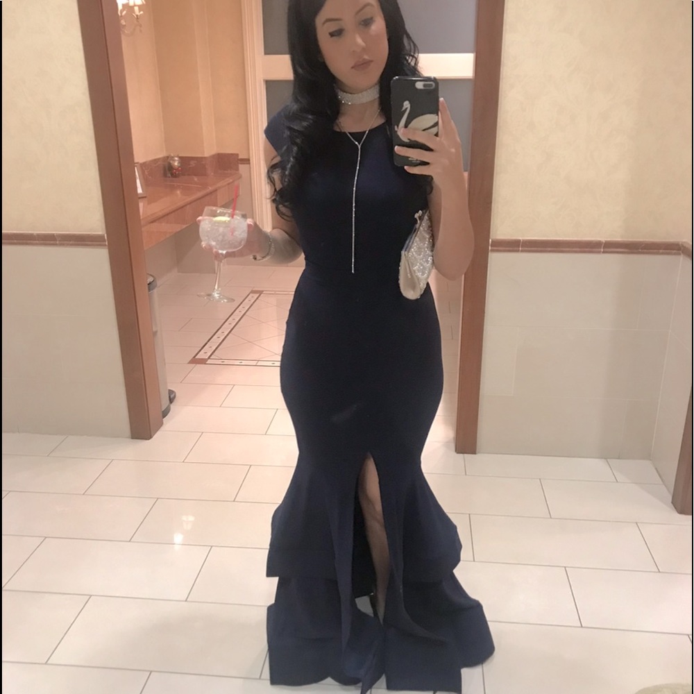 Windsor Navy Dress